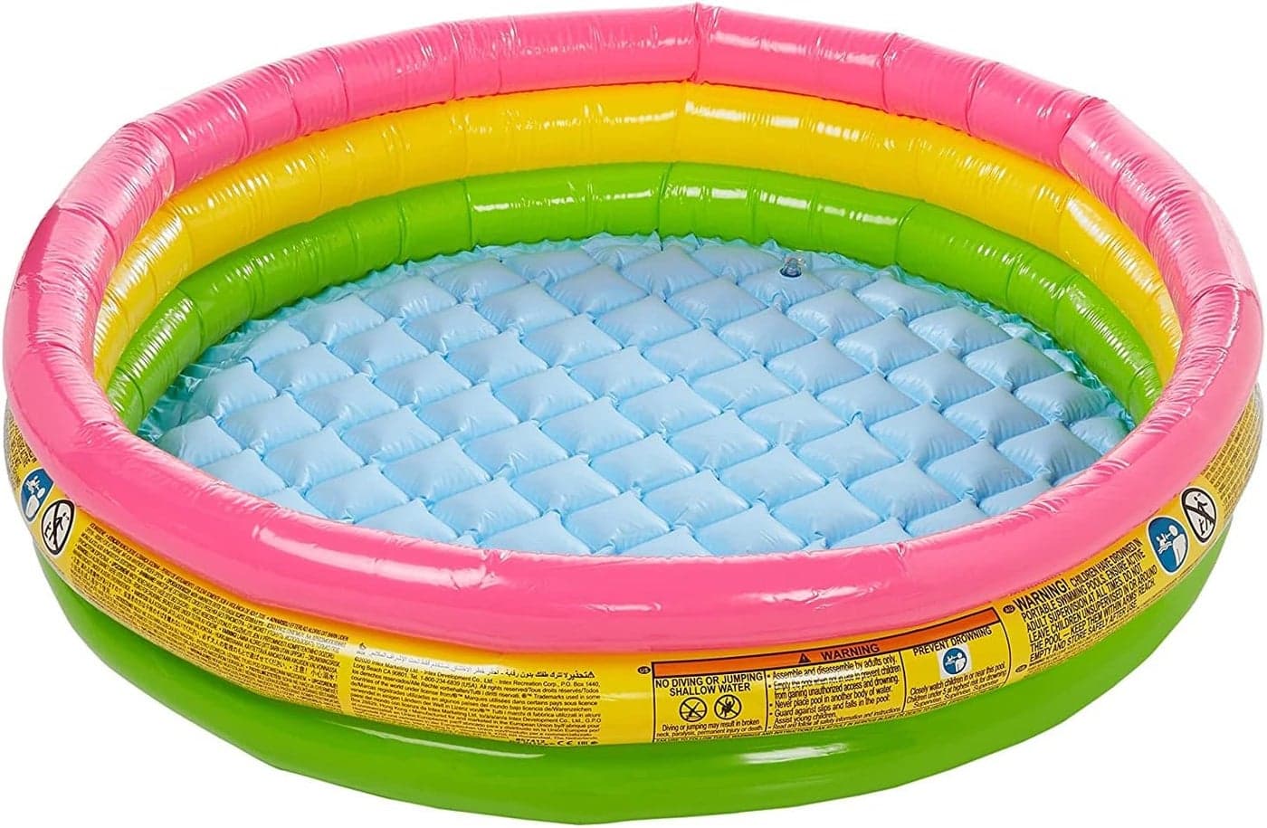 Intex Sunset Glow Inflatable Pool - 136L Capacity, Multicolor