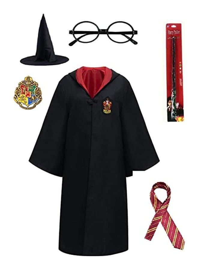 Magic Unisex Costume Robe Cape And Accessories