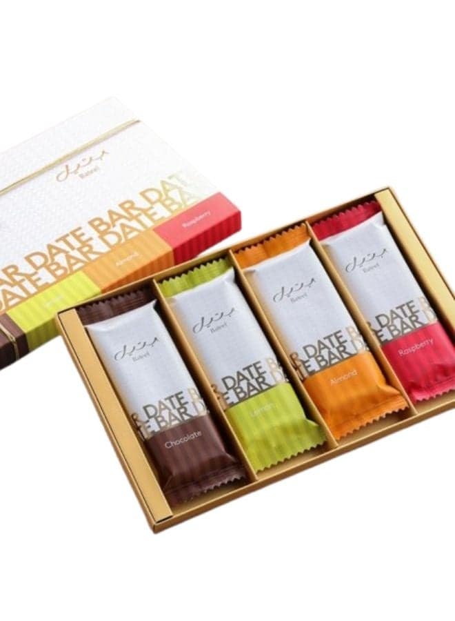 Date Bar Gift Set (Chocolate, Lemon, Almond & Raspberry Bars)