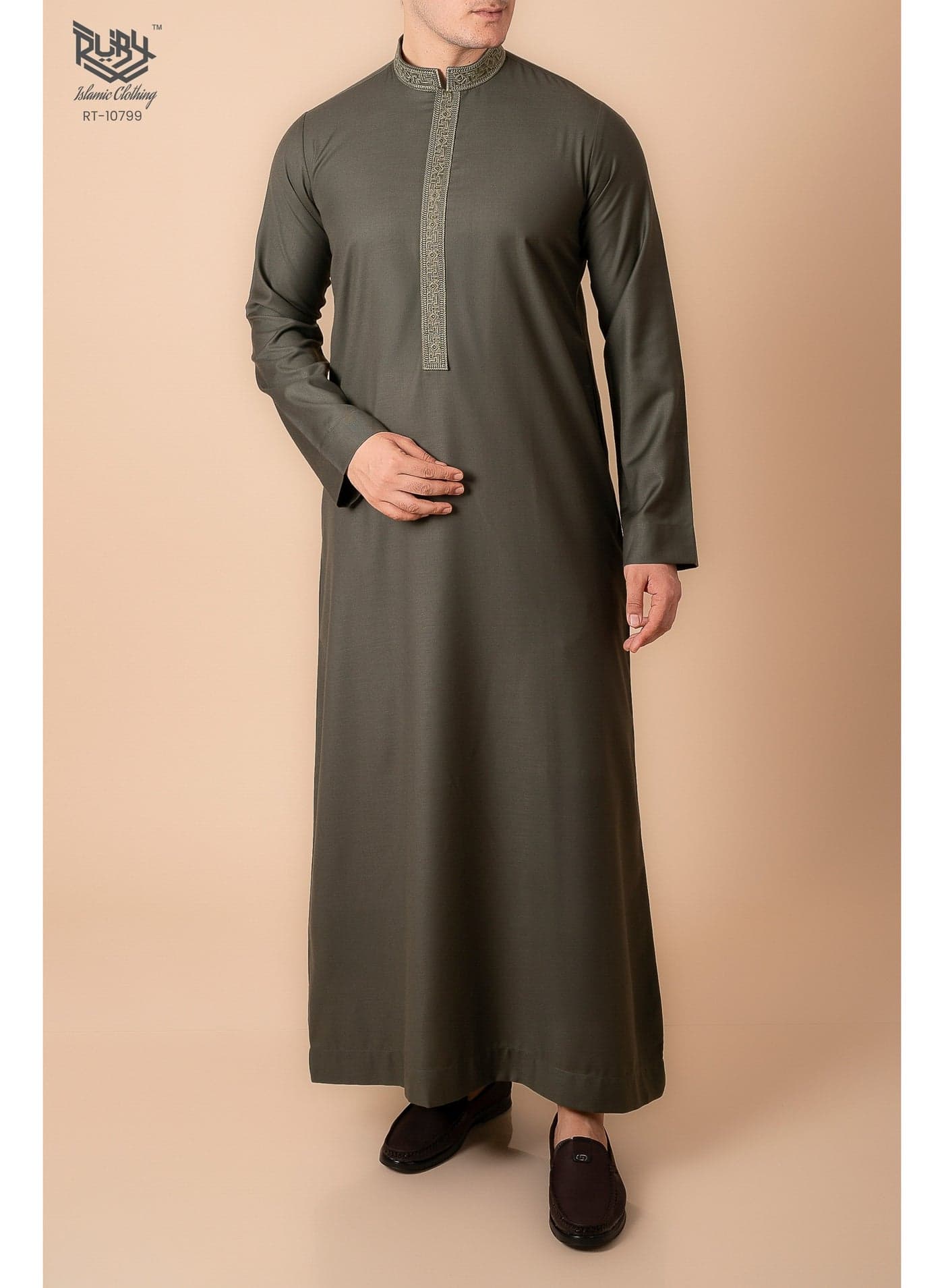 Men's Saudi Arabic Thobe Jubba Dishdasha Long Sleeve Robe, kandura, Abaya Dress, kaftan Ramadan Dress Middle East Clothing