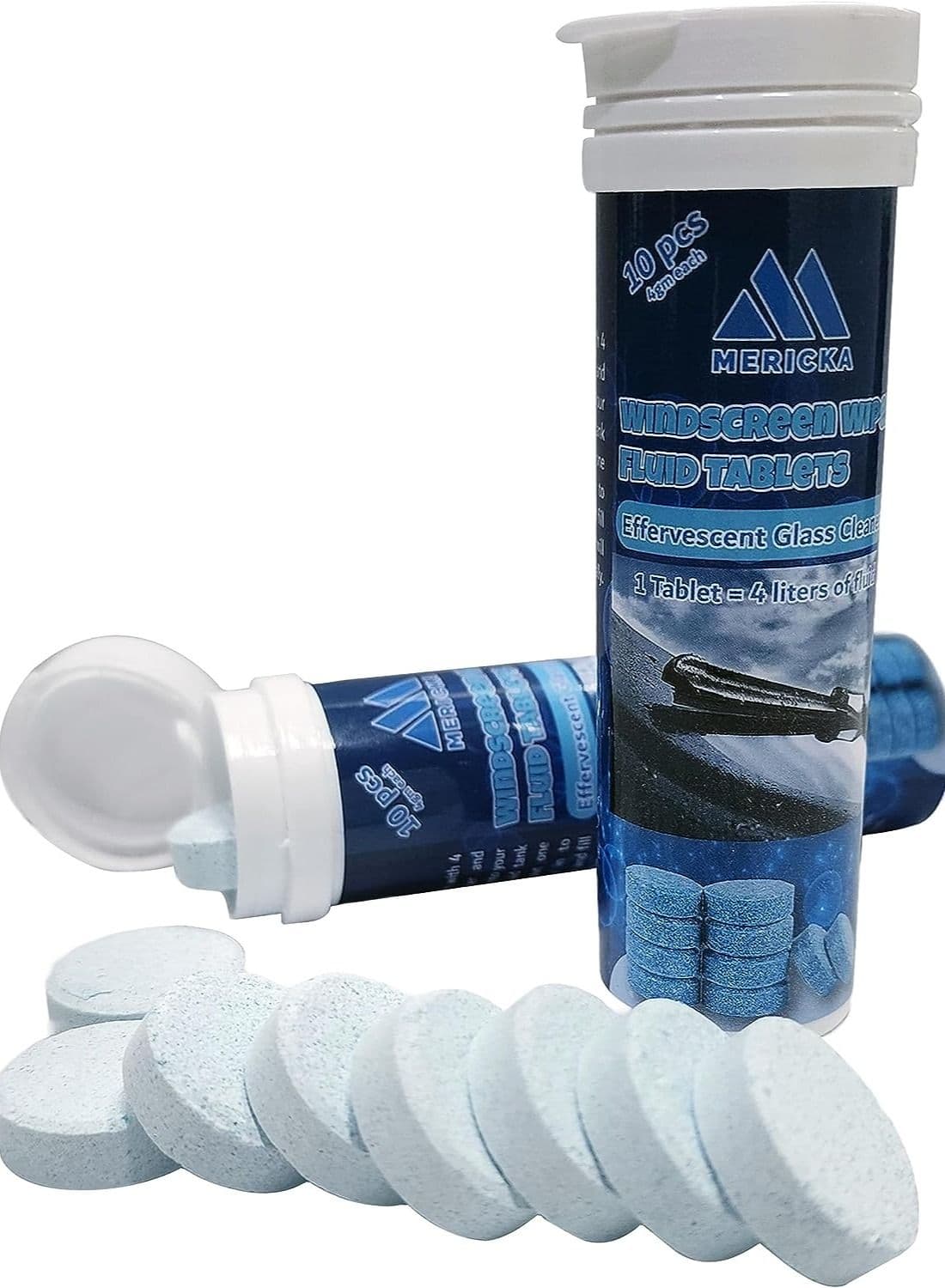 Windshield Washer fluid Concentrated Clean Tablets Solid Car Effervescent Tablets Glass Solid Wiper Cleaning Tablets for Car Kitchen Window