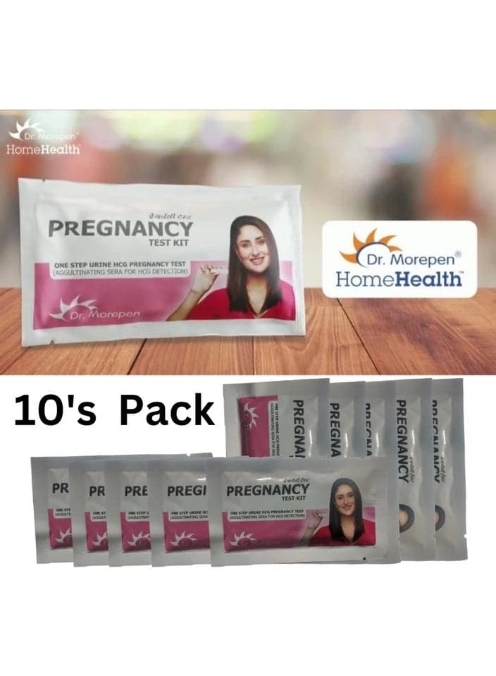 Dr Morepen Pregnancy Kit Pregnancy Test Kit Pack of 10