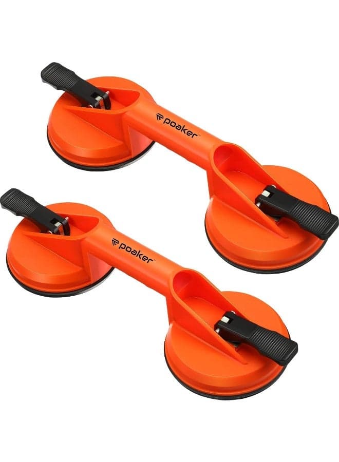 Poaker Dual Suction Cup Lifters - 2pcs