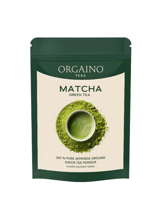 Raw Matcha Green Tea Powder - 50g, 25 Cups