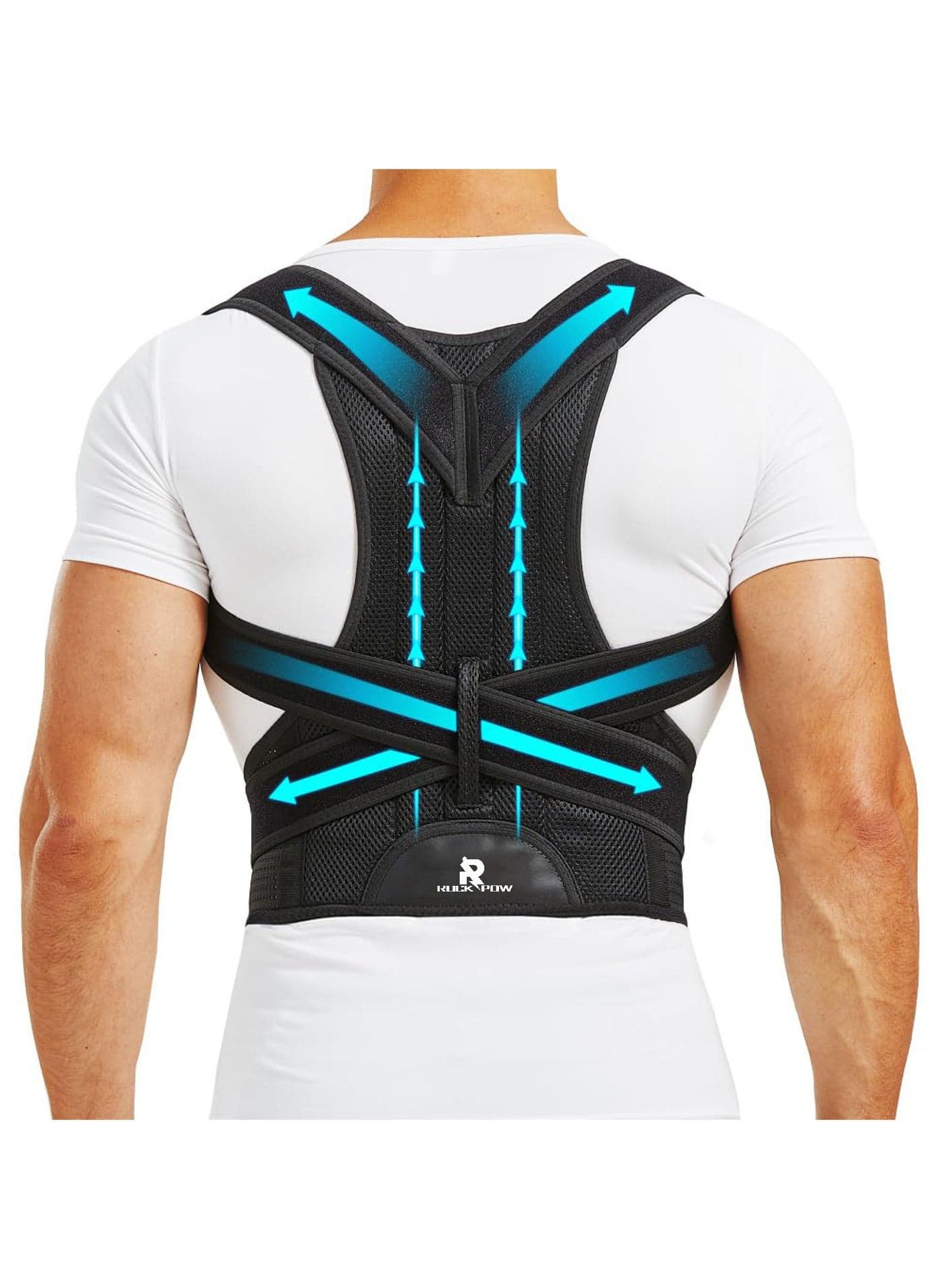 Back Brace and Posture Corrector for Men and Women Adjustable Back Straightener Posture Corrector, Scoliosis and Hunchback Correction, Spine Corrector, Support for Upper Lower Back Pain Relief