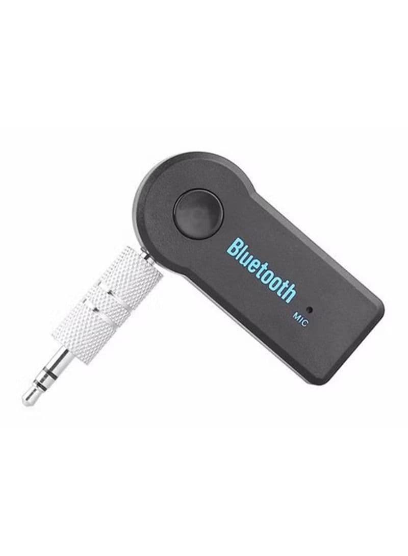 Universal Bluetooth AUX Music Receiver With Mic Black