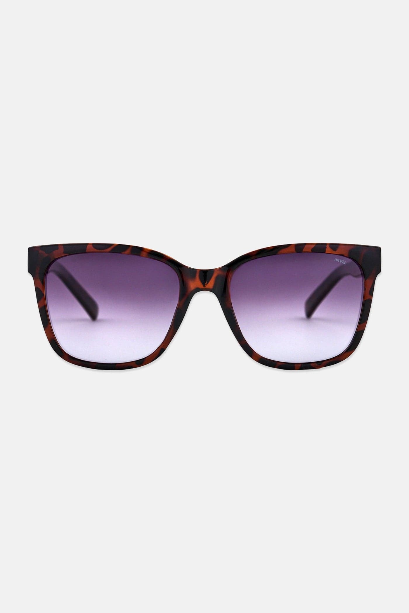 Men B2213 Square Sunglasses, Dark Havana Brown
