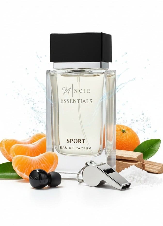 Essentials Sport Eau De Parfum 80ml – Fresh Citrus Marine Woody Scent, Long-Lasting Sporty Fragrance for Men & Women