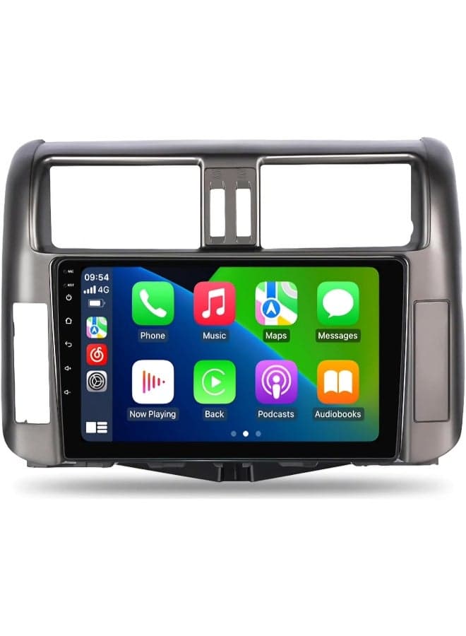 Android Car Stereo Screen For Toyota Prado 2010 2011 2012 2013 With Apple Carplay Android Auto Wireless WiFi DSP MIC AHD Camera Included 4G WiFi Fast Interface (2+32GB Carplay)