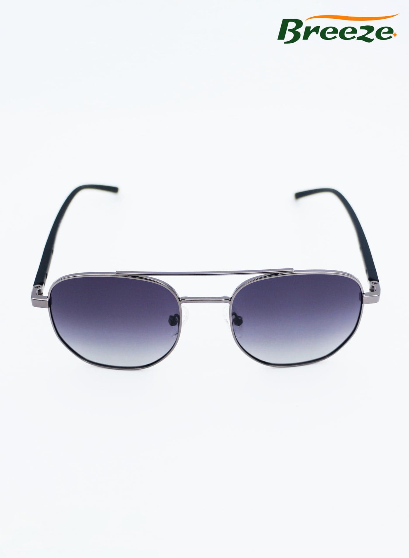 Polarized Sunglasses for men Driving sunshade glasses Metal material Gradient blue grey eyewear