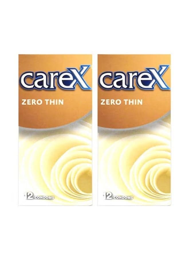 24-Piece Zero Thin Condom 2 Boxes (24 pcs)