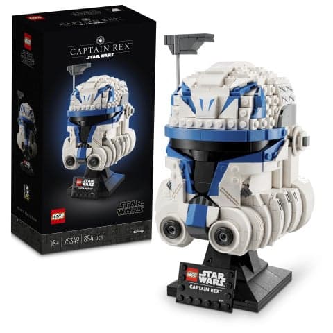 Star Wars Captain Rex Helmet The Clone Wars Set 75349 (Age 18+, 854 Pieces)