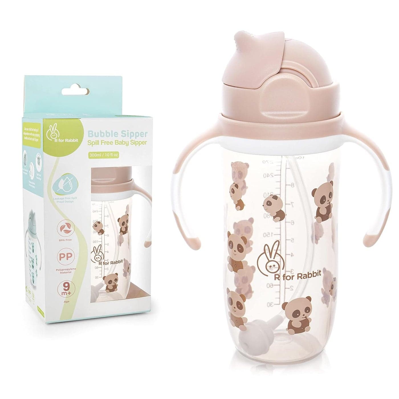 R for Rabbit Premium Bubble Baby Sipper - Spill Proof Sippy Cup