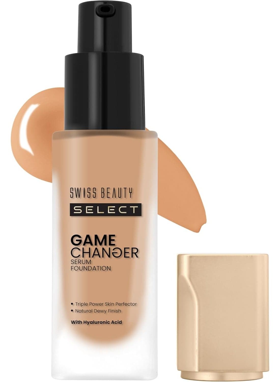 Swiss Beauty Select Game Changer Serum Lightweight Foundation | Warm Espresso, 35g