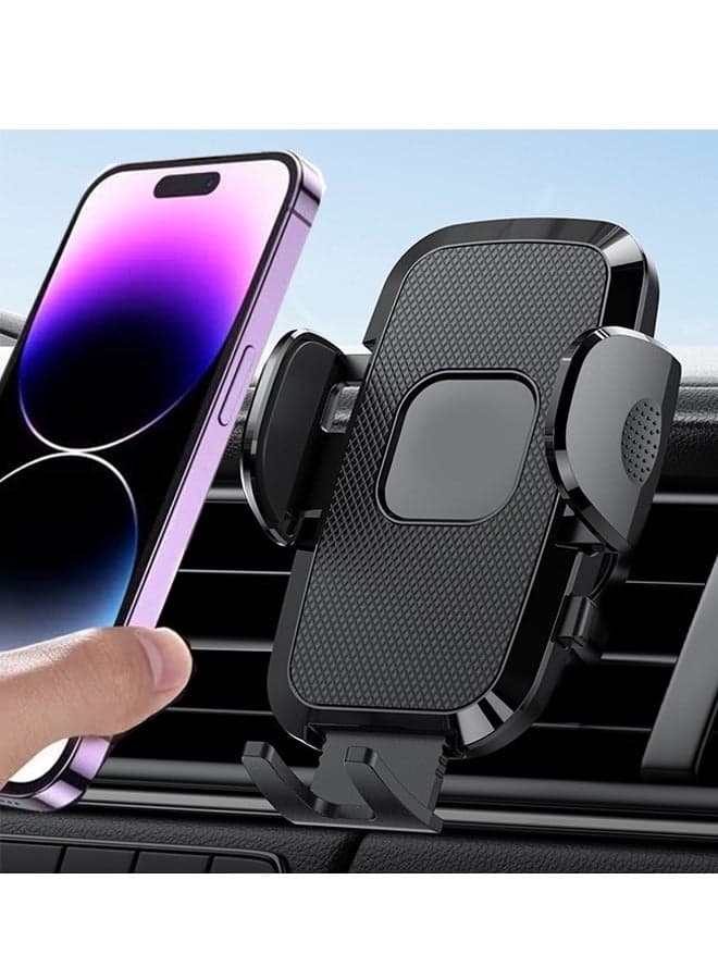 Car Phone Holder, Phone Holder Car for Air Vent, Anti-Shake Mobile Holder for Car