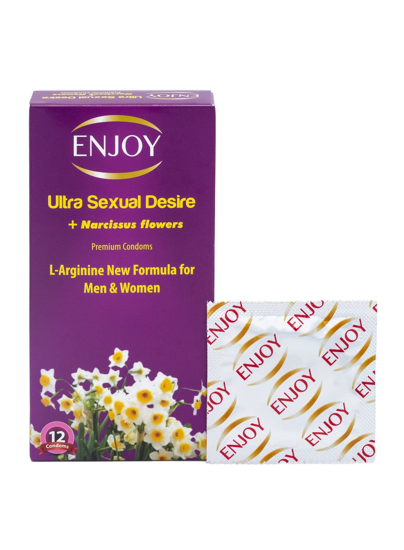 Narcissus Flowers Premium Condoms 12 Pieces
