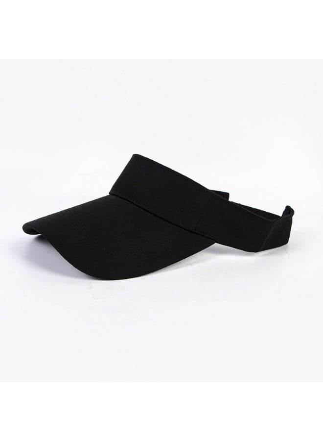 Sun Visors Cap Adjustable Empty Top Baseball Cap Cotton Ball Caps Lightweight Sports Outdoor Sun Protection Cap Hats for Women Men