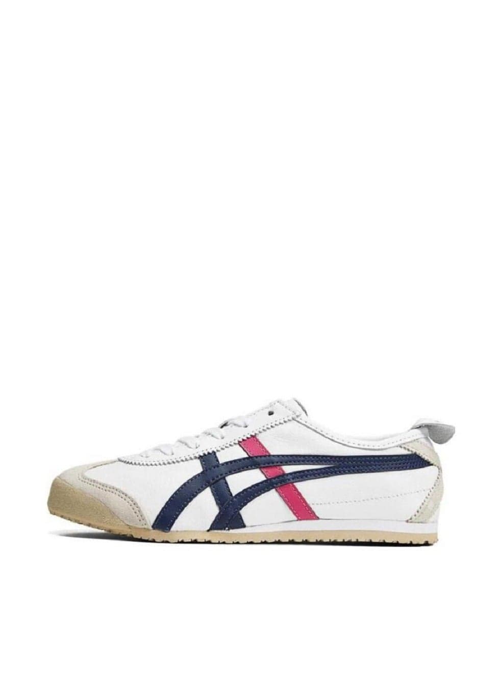 Mexico 66 Athlesiure Sneakers Men and Women White/Barbie Pink/Navy