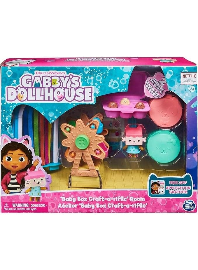 Gabby's Doll House Deluxe Room Set Asst 6060478, Toys for Girls Doll Playset