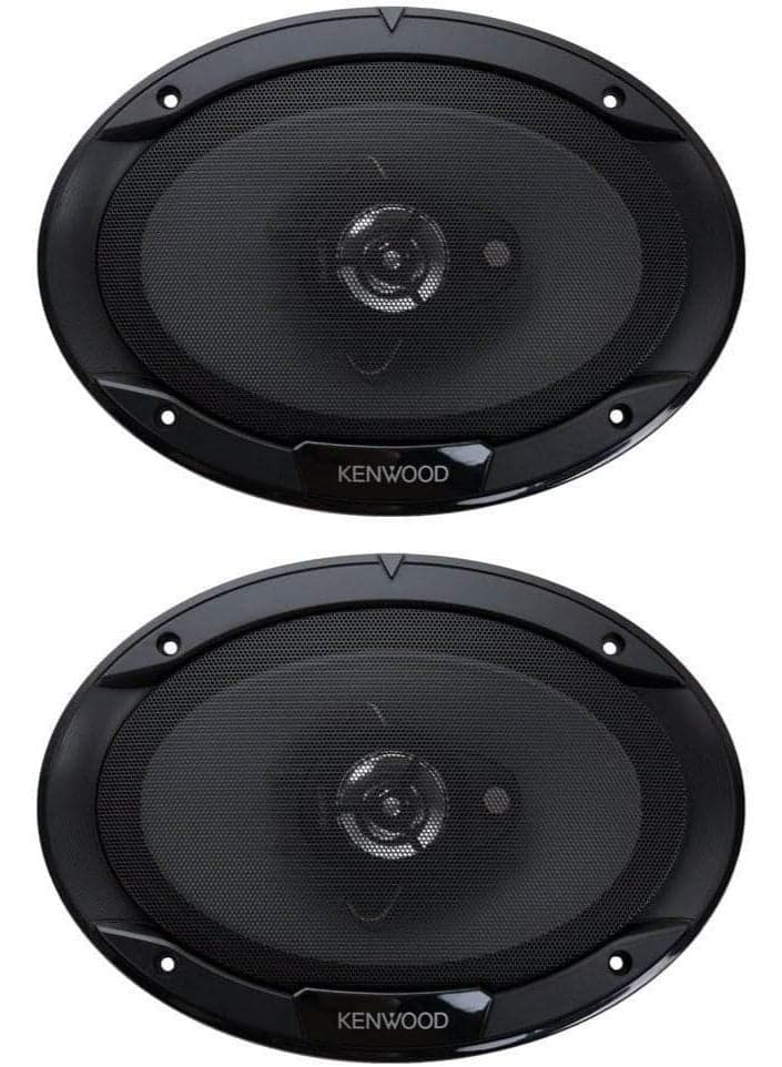 Kenwood KFC-6966S 6 x 9 Inch 400-Watt 3-Way Flush Mount Coaxial Car Speaker Easy Installation - Pair