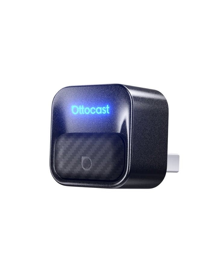 Ottocast Mini Core Wireless CarPlay & Android Auto Adapter 2-in-1 | Convert Wired to Wireless | Plug & Play USB Dongle | Fast Auto Connect | Compact Design 2026