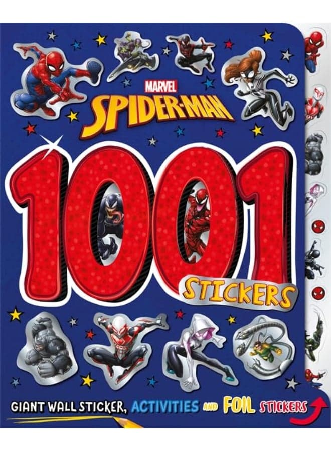 Marvel Spider-Man: 1001 Stickers – Kids Activity Book | Sticker Book / Creative Play Set | Fun Learning & Entertainment for Kids | Ideal Gift for Boys & Girls