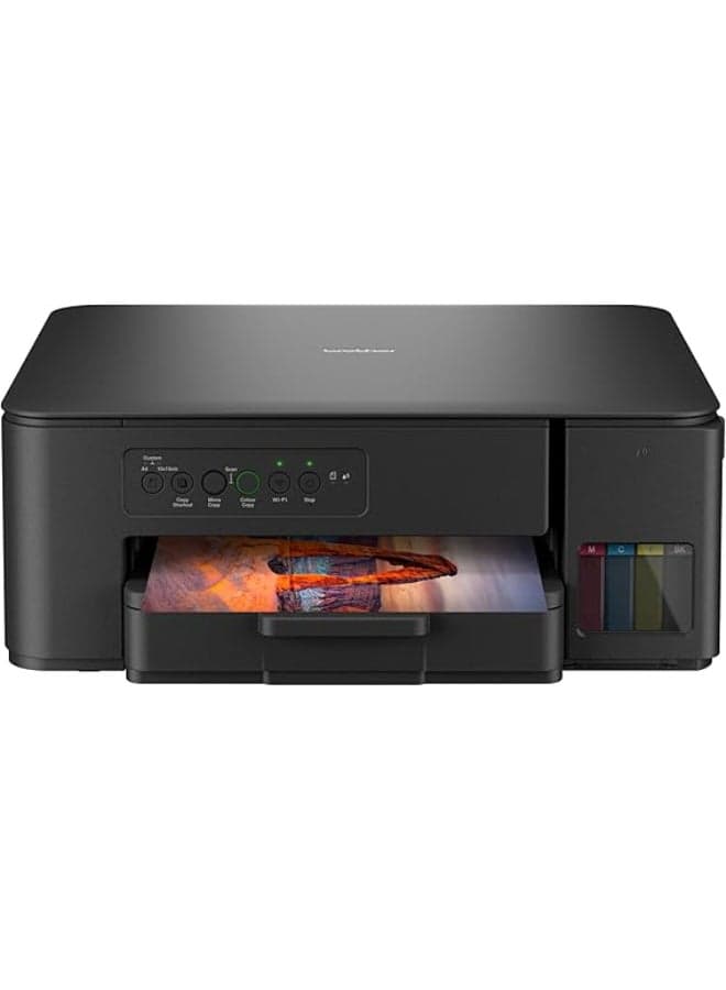 Wireless All In One Ink Tank Printer, DCP-T430W, Wireless & Mobile Print, Ultra Compact Design black