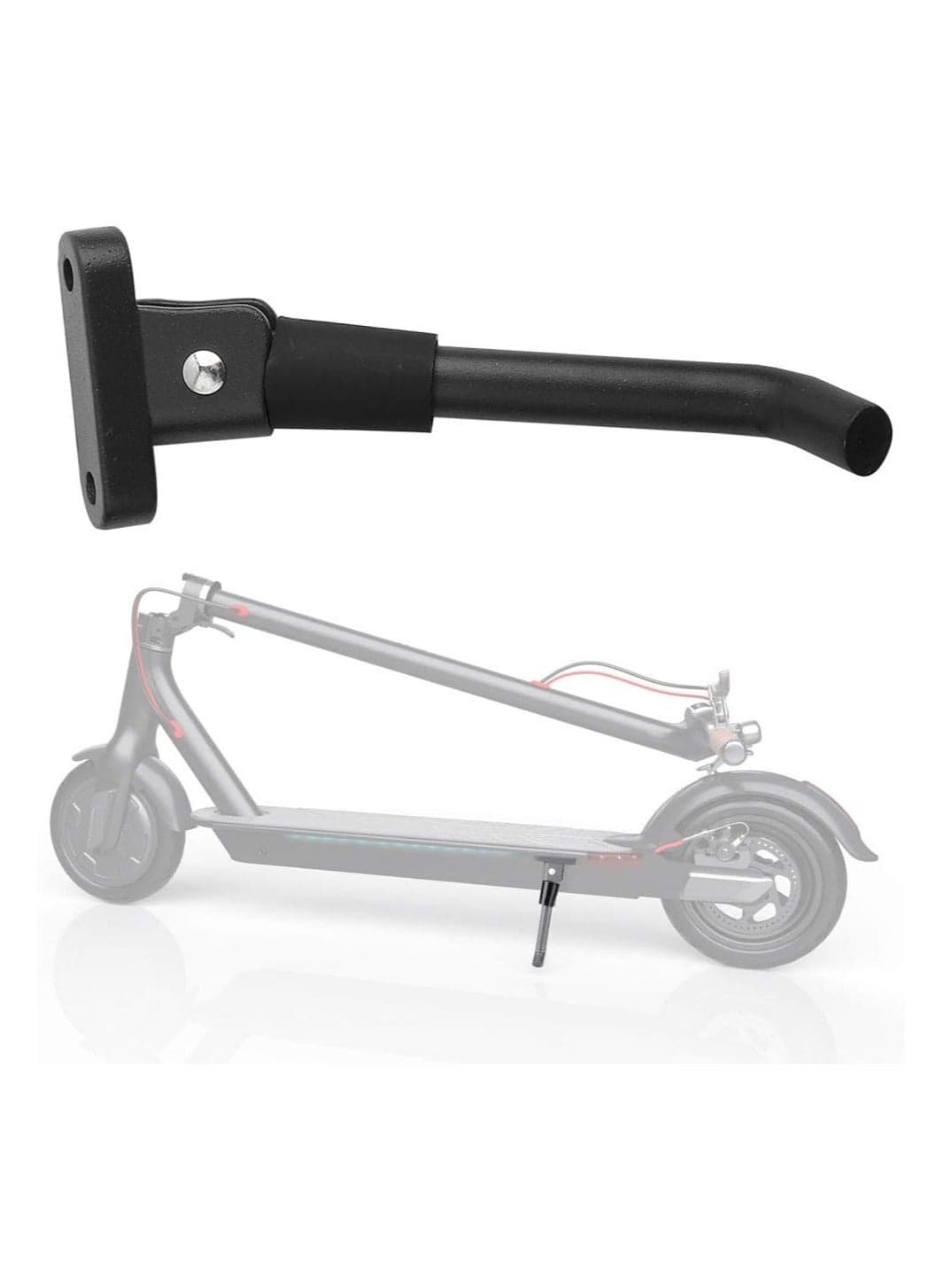 Scooter Parking Stand, Kickstand Scooter Electric Scooter Stand Alloy Aluminum Foot Support Replacement Repair Parts replacement for Xiaomi M365 Scooter Electric Accessories Scooters, Black