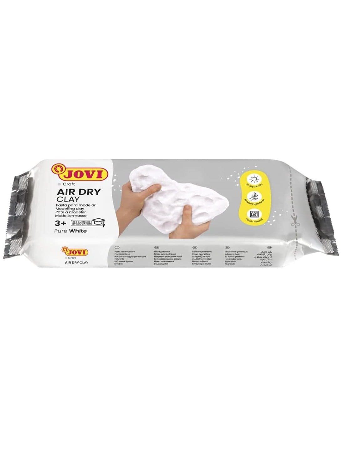 1-Piece Air Dry Modelling Clay 1000gm White
