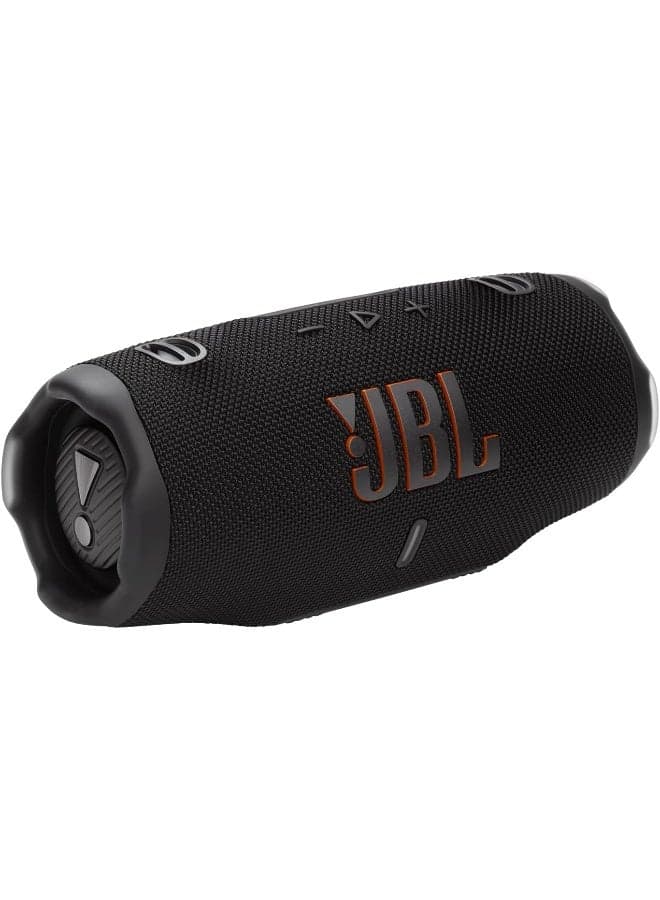 Charge 6 - Portable Waterproof And Drop-Proof Bluetooth Speaker With Built-In Power Bank, Multi-Speaker Connection Via Auracast, Up To 28 Hours Playtime, Fast Charging, And Powerful Sound Black