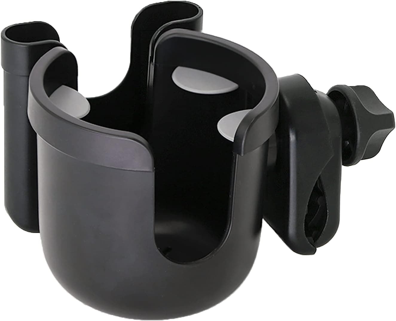 Stroller Cup & Phone Holder, 2-in-1 Organizer for Strollers, Bikes, Wheelchairs, Walkers, Silicone Bottle Holder Compatible with Uppababy, Nuna, Bugaboo | Practical Accessory & Gift