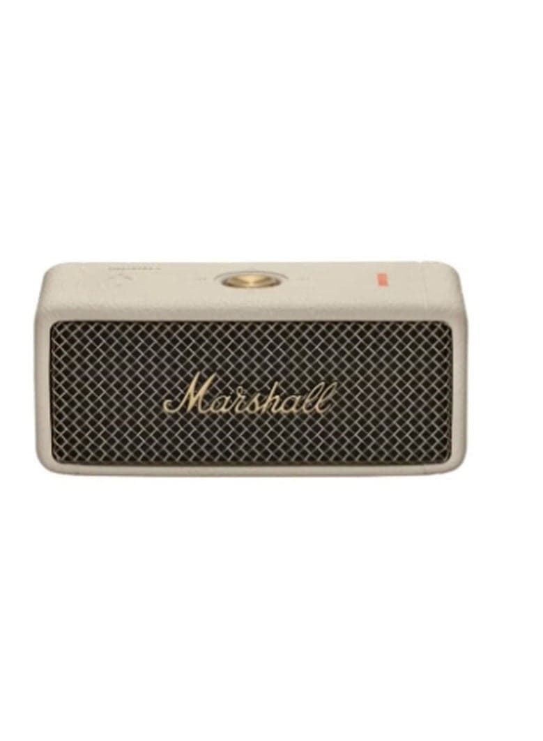 Emberton 2 Portable Bluetooth Speakers - Water Resistant Wireless Speakers Portable Speaker 30 Hour of Playtime Cream