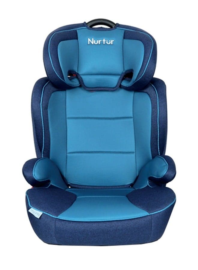 Jupiter Baby/Kids 3-in-1 Car Seat + Booster Seat - Adjustable Backrest - Extra Protection - 5-Point Safety Harness - 9 months to 12 years (Group 1/2/3), Upto 36kg - Blue Multi