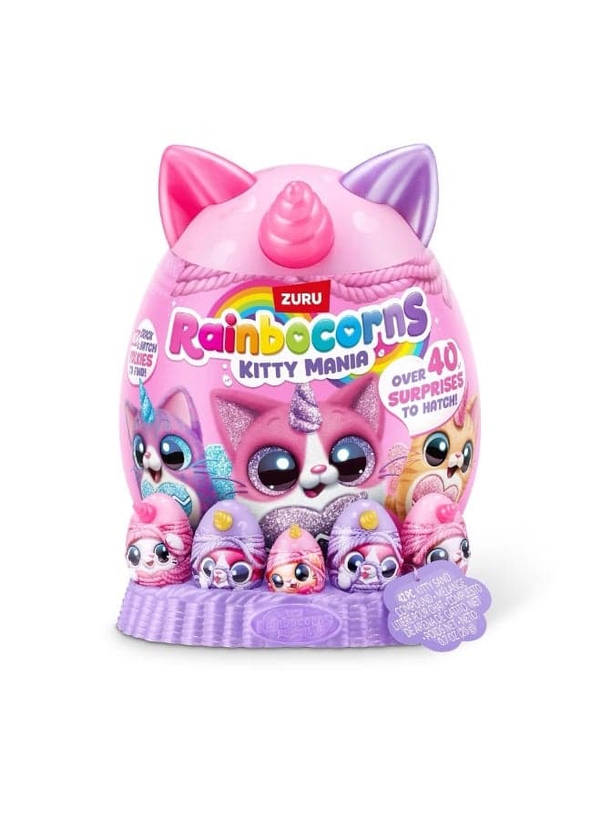 Rainbocorns Eggzania Kitty Mania Stuffed Animal