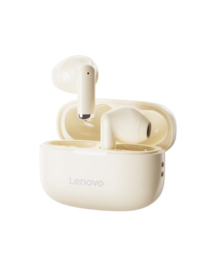 EA110 TWS bluetooth 5.4 Earphone Wireless Earbuds 24H battery life Noise Reduction Type-C Moon Rock White