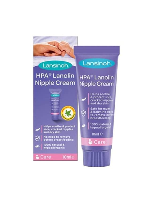 HPA Lanolin for Sore Nipples & Cracked Skin 10ml