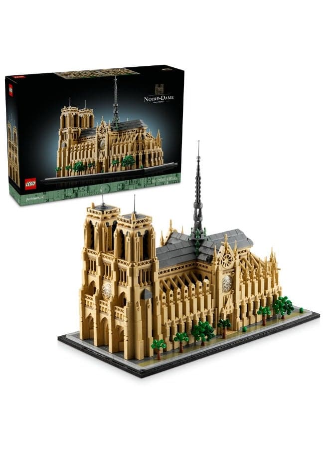 Architecture Notre-Dame de Paris Set for Adults 21061 (Age 18+, 4383 Pieces)