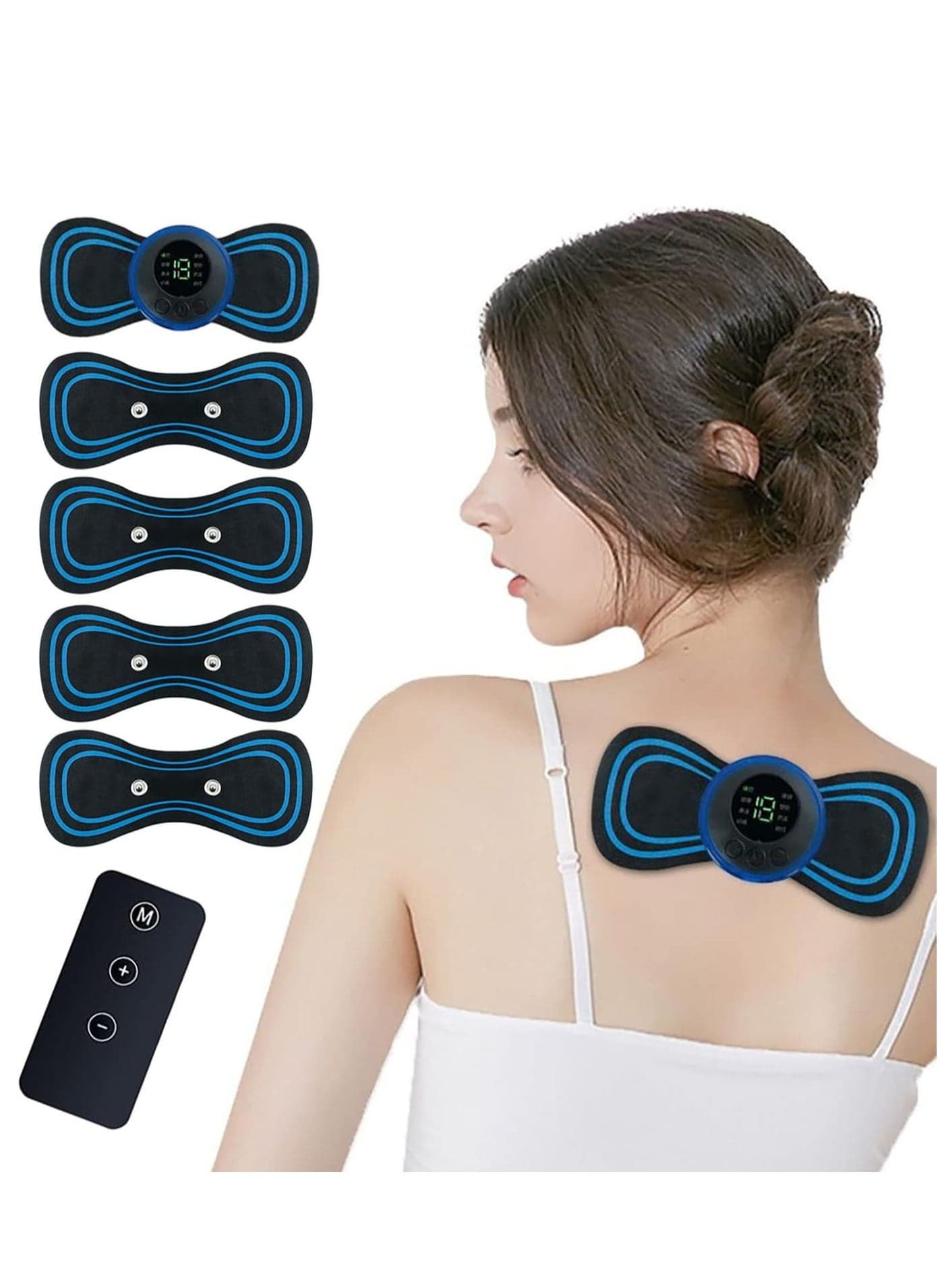 5 Pack Electric Massagers Microcurrent EMS Massage Device Portable Neck Massager for Pain Relief