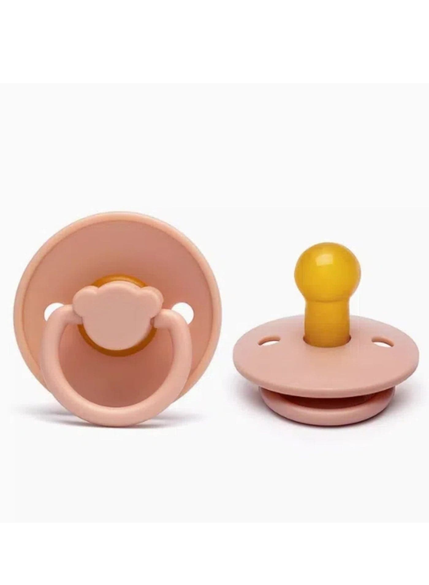 Baby Pacifiers | 1-Pack Soothers | Panda Nipple | BPA-Free Natural Latex Food Grade | Super Soft Bite Resistance | Sleep Anti-Flatulence | Baby Teething Toy | Pink