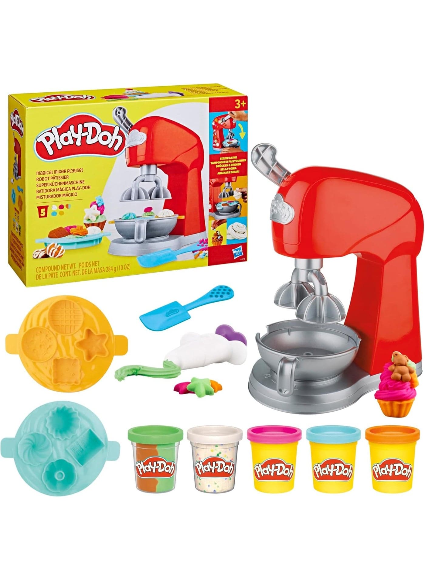 Kitchen Creations Magical Mixer Playset, Toy Mixer with Play Kitchen Accessories, Arts and Crafts for Kids 3 Years and Up