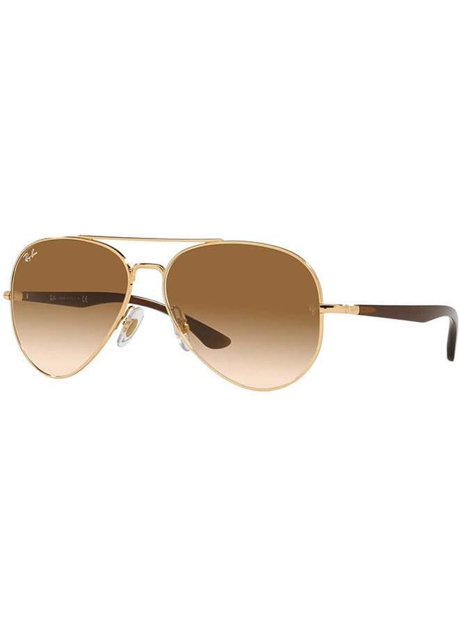 Unisex Pilot Sunglasses - RB3675 001 - Lens Size: 58 mm - Gold
