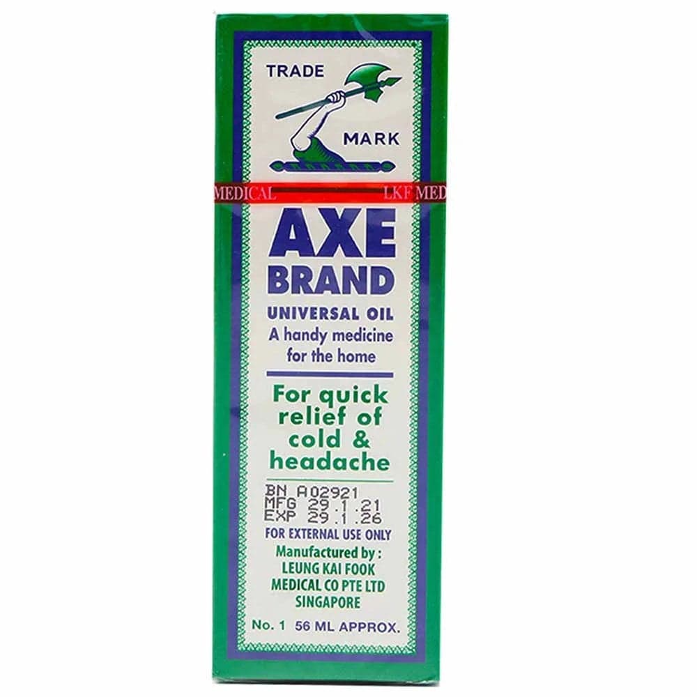 Axe Brand Universal Oil for Quick Relief of Cold and Headache- 56ml