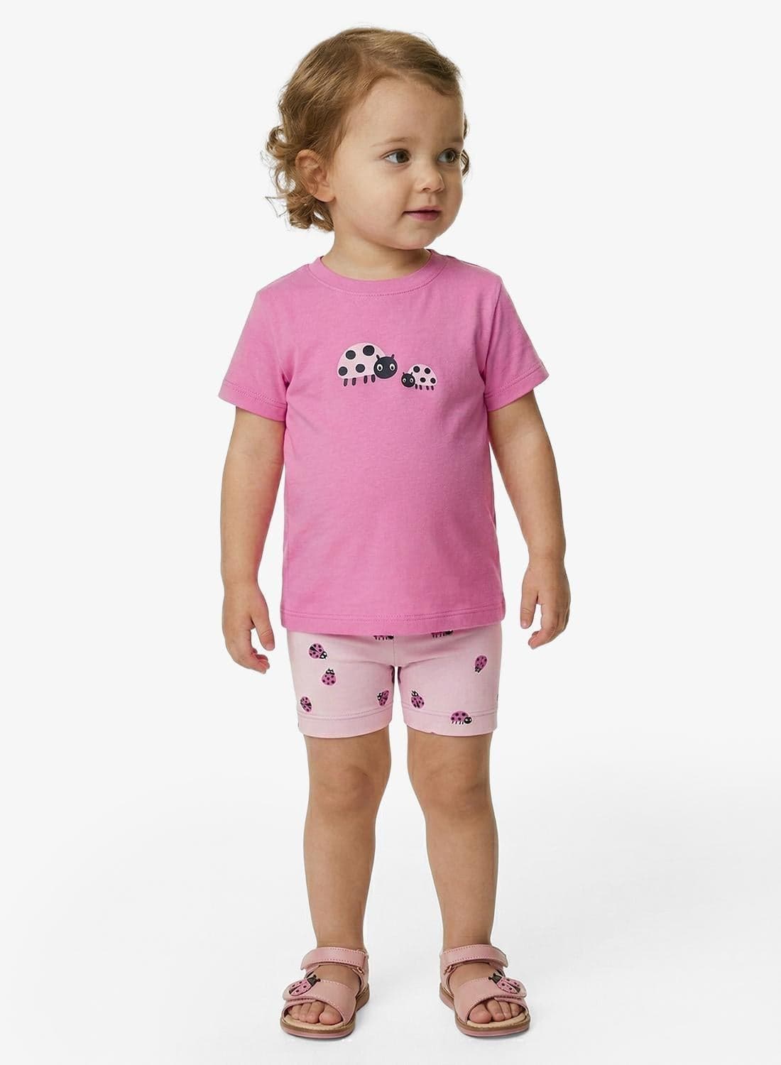 Kids Graphic T-Shirt And Shorts Set