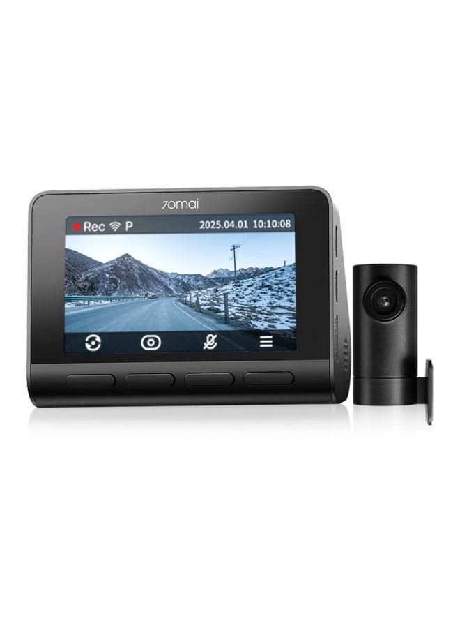 A810S-2 Dash Cam 4K Front and Rear, 4K+1080P Car Camera with STARVIS 2 Sensors HDR Night Vision, 4G LTE, ADAS & WiFi 6, 24/7 Parking, Voice Control, Loop Recording, Supercapacitor Support 512GB