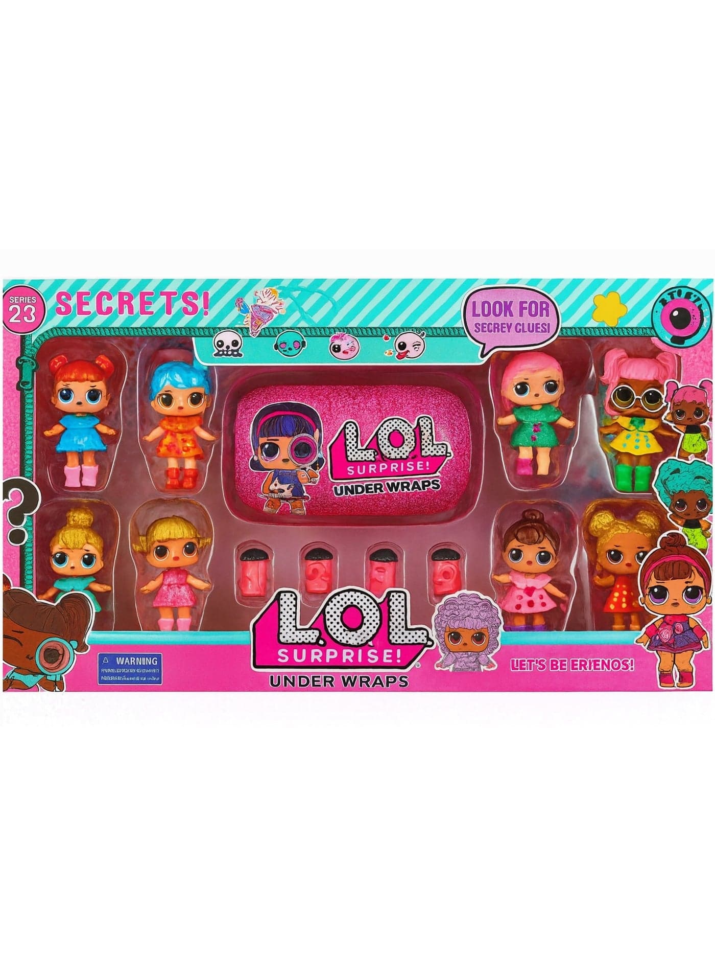 New LOL Surprise Dolls Set for Girls - Under Wrap Set of 8 Multicolor Surprise Dolls for Baby Girls | Mystery Capsule Unboxing Toy Set for Kids | Collectible Mini Dolls with Accessories | Gift Toy for Girls, Toddlers & Kids Who Love LOL Surprise Toys