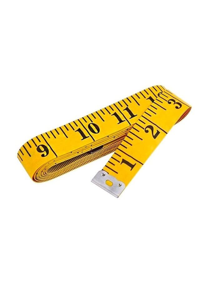 Double Scale Tailor Tape Ruler 3 Meter Yellow&Black