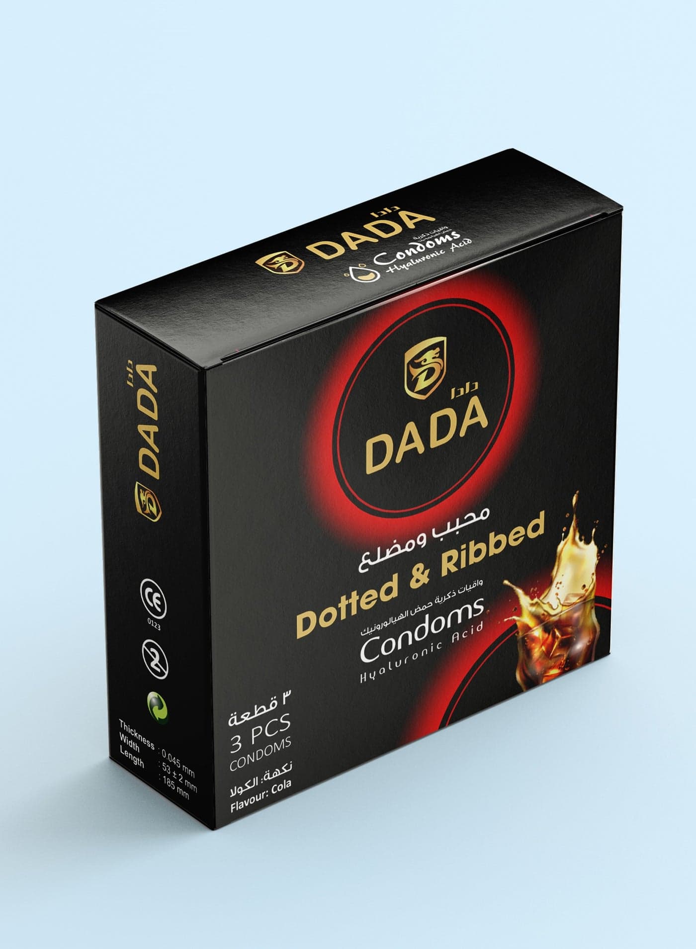 Dotted & Ribbed 3 Pcs Condoms