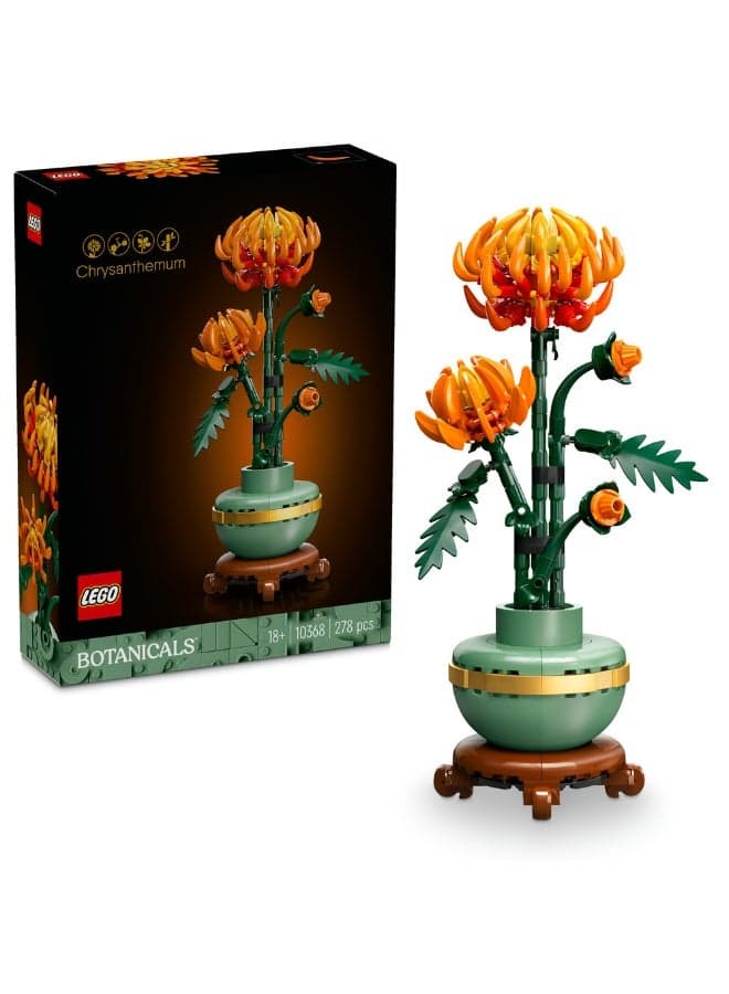 Botanicals Chrysanthemum Flower Set for Adults 10368 (Age 18+, 278 Pieces)