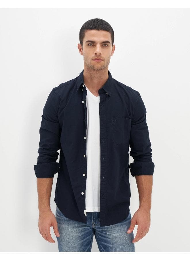 AE Slim Fit Flex Oxford Button-Up Shirt
