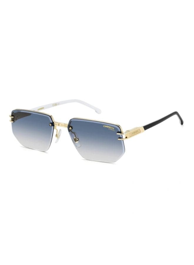 CA 1070/S 80S/08 Men's Semi-Rimless Rectangular Sunglasses